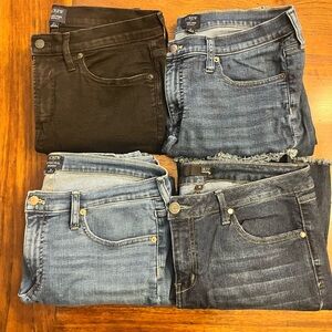 Bundle Deal x4 Denim Midrise Jeans from J Crew (31)